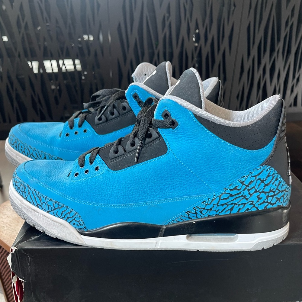 Jordan Air 3 Retro Stealth Gray and Black